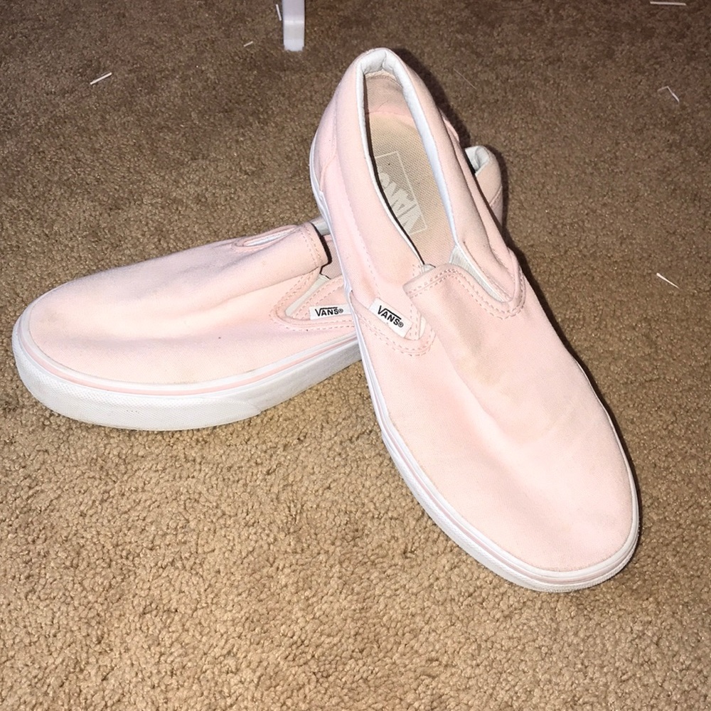 Pink Slip-on Vans